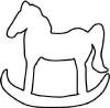 Rocking Horse Template - Click to enlarge