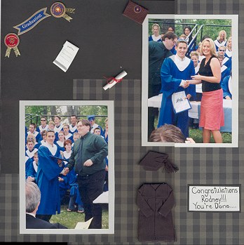 Scrapbooking Page - Congratulations