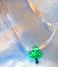 Jeweled Shamrock Pendant