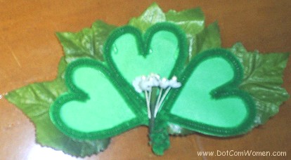 Shamrock Pin, St. Patrick's Day Craft