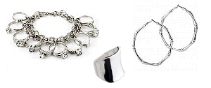 Silver Hued Jewelry - Holiday Fashions 2007