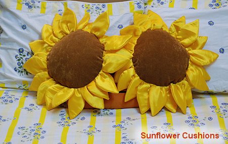 Sunflower Cushions - Summer Sewing Project