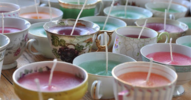 Vintage Teacup Candles