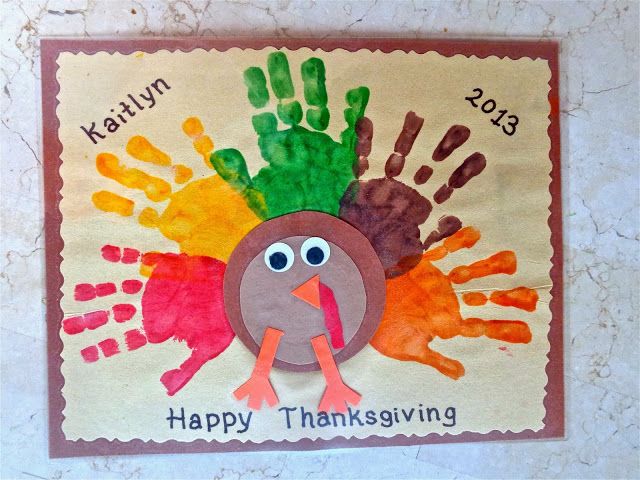 Thanksgiving kids craft placemat