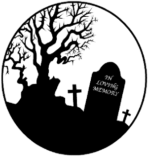 Tombstone - Scary Pumpkin Carving Stencil