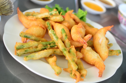 Japanese Tempura Fritters with Assorted Vegetables