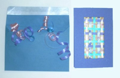 Woven Ribbon Framed Card