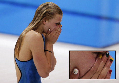 The fifteen year old Lithuanian Swimmer Ruta Meilutyte