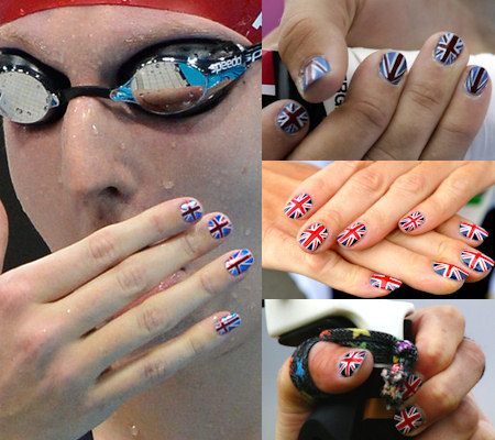 British Flag Nail Art at the Olympics