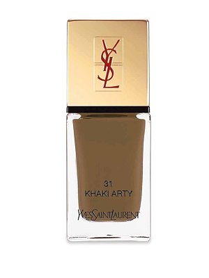 YSL La Laque Couture Rouge Nail Polish in 31 Khaki Arty