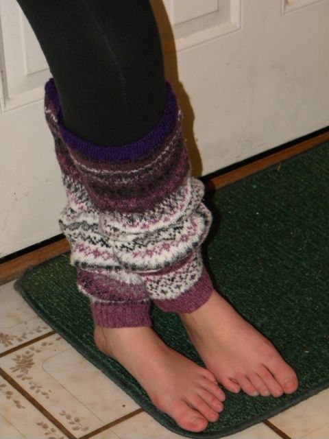 Recycle an Old Sweater into Leg Warmers
