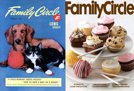 Family Circle Magazine - Then and Now