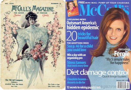 McCall's Magazine - from 1880 to 2002