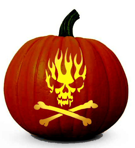 Devil Pumpkin - Free Printable Coloring Pages