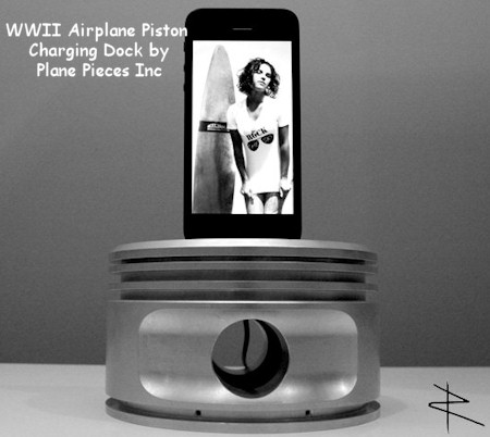 WWII Airplane Engine Piston iPhone 5 Charging Dock