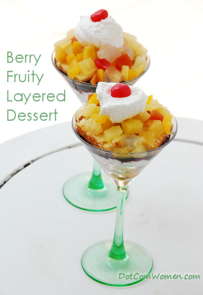 Berry Fruity Layered Dessert
