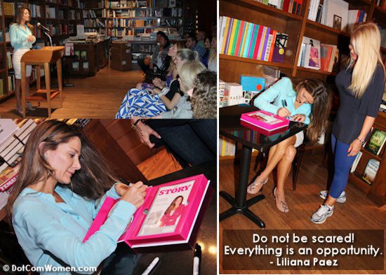 Liliana Paez at a Seminar followed by book-signing