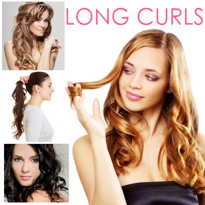 Long Curls add volume to thin hair