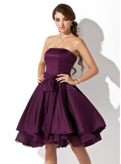 Purple A-Line Dress