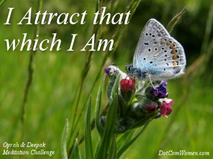 I Attract that which I Am - Deepak Chopra and Oprah Meditation Challenge
