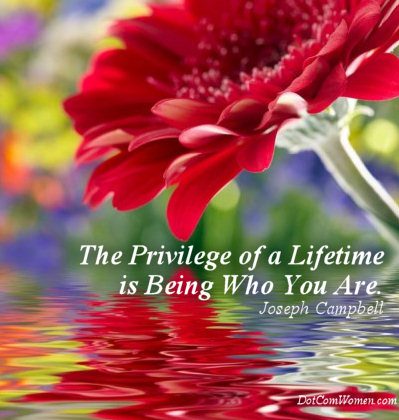 The privilege of a lifetime is being who you are - Oprah & Deepak Meditation Challenge Day 6