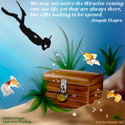 Deepak Chopra Quote on Miracles