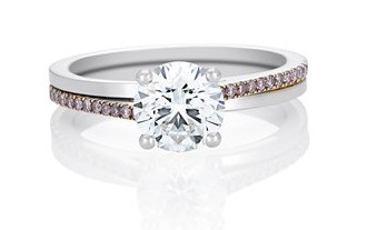 Pink Promise De Beers Engagement Ring