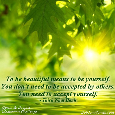 Self-Acceptance - Oprah & Deepak Meditation Challenge Day 3