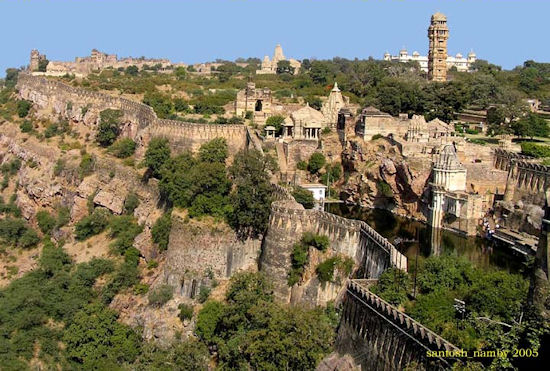 The Chittorgarh Fort in India