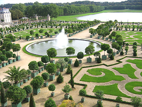 The Gardens of Versailles in France