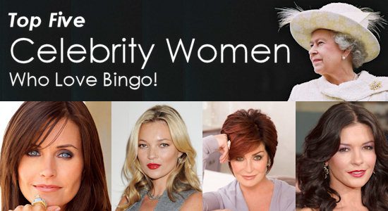 Top Five Celebrity Women Who Love Bingo