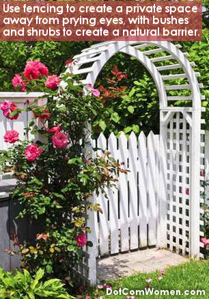 garden fence trellis gate