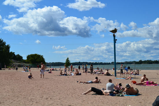Hietaniemi Beach in Helsinki