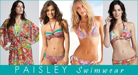 Feel Pretty in Paisley Swimwear