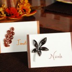 DIY Quilled Fall Placecards