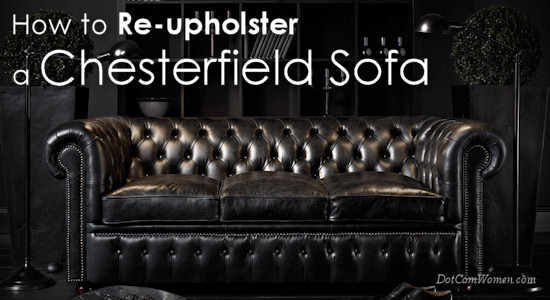 how to re upholster a chesterfield sofa
