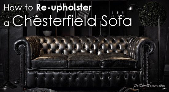 How To Re Upholster A Chesterfield Sofa