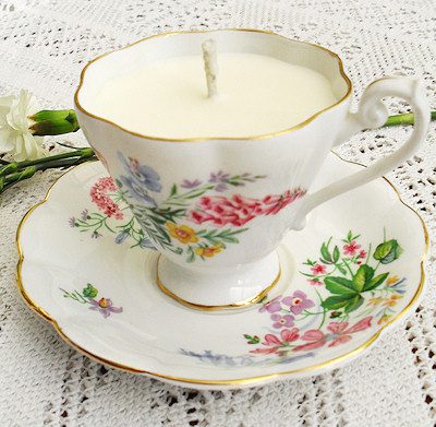 tea cup candles