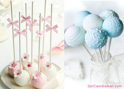 baby shower cakepops