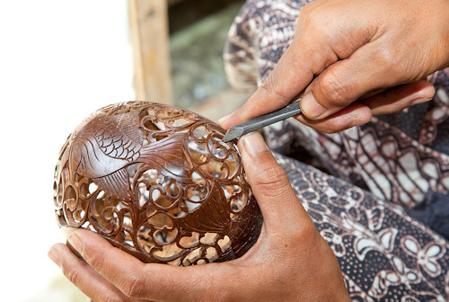 bali wood carving