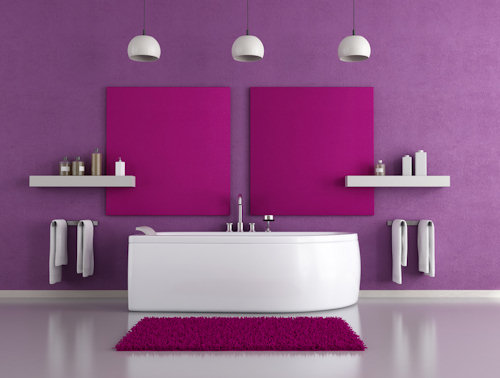 Add a new lick of paint or tiling to your bathroom