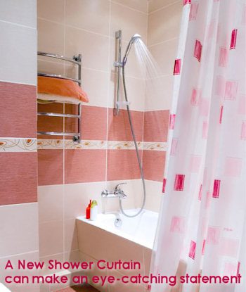 bathroom shower curtain