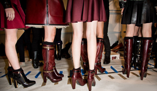 Belstaff's zip-up Boots were the hottest thing on the runway!