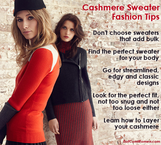 Cashmere Sweater Fashion Tips