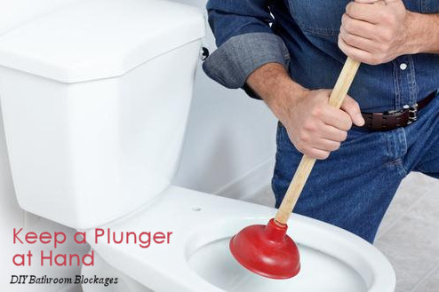 Keep a Plunger to Hand for DIY Bathroom Blockage Problems