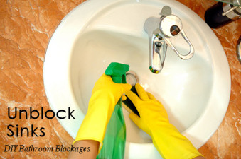 Unblocking Sinks - DIY Bathroom Pipe Blockage