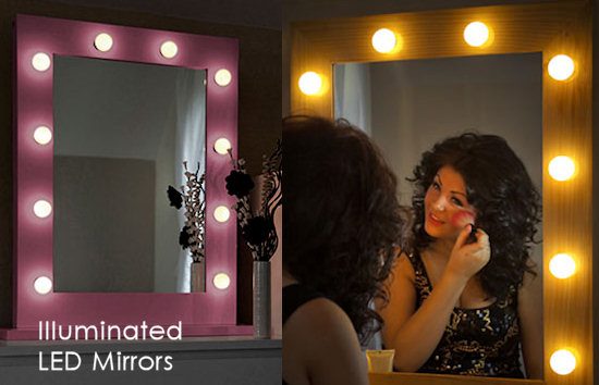 illuminated LED mirrors