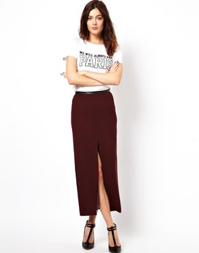 Pencil Midi Skirt by ASOS