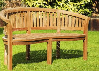 two seater garden bench