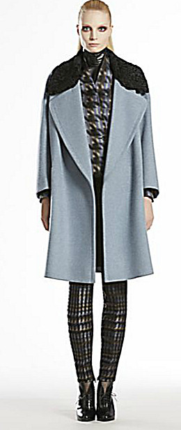 Oversized Shearling Collar Coat by Gucci